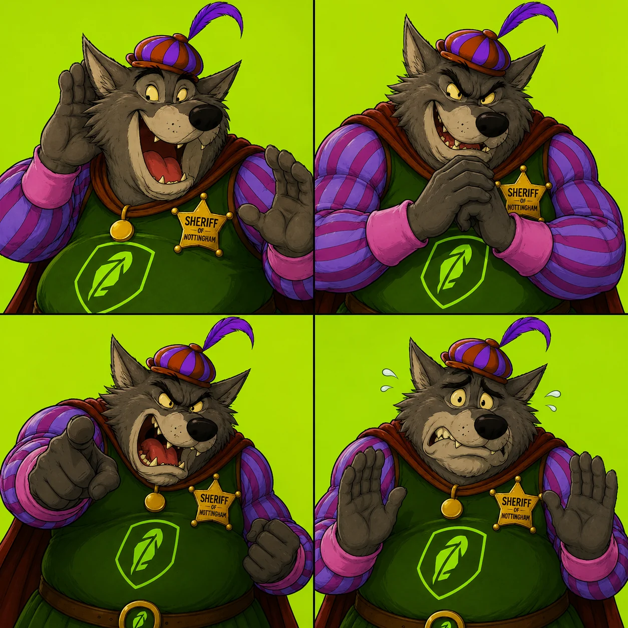 Sheriff expression sheet